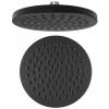 Aqualine Hlavová sprcha, priemer 200mm, ABS/čierna mat SC120