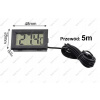 Termometer Tech-Square 5 m čierny
