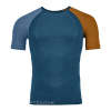 Pánske Merino tričko 120 Competition Light short sleeve Ortovox petrol blue veľkosti oblečenia S