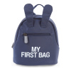 Childhome Detský batoh My First Bag Navy 23x7x23 sivá