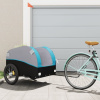 Vozík za bicykel, čierno modrý 45 kg, železo-ForU-94135