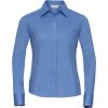 Russell Košile 924F, popelínová, dlouhý rukáv, dámská COT11924F41504-corporate b XL Modrá korporátní