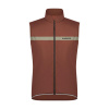 SHIMANO Cyklistická vesta - EVOLVE WIND INSULATED - hnedá M