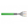 DIGITUS CAT 8.2 S-FTP install. cable, 2000 MHz, AWG 22/1 Dca, 50 m, ring, simplex, green (DK-1843-VH-05)