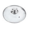 Skleněná poklice pr. 20 cm s nerezovým úchytem - ORION