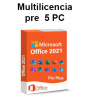 Office 2021 Pro 5 užívateľov