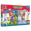 TREFL Obojstranné puzzle Cocomelon: Priatelia BABY MAXI 2x10 dielikov