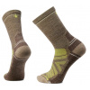 Ponožky SMARTWOOL HIKE LIGHT CUSHION CREW Uni, military olive-fossil veľkosť M