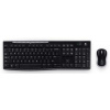 LOGITECH MK270 set klávesnica a myš US (920-004523) WiFi (USB prijímač) / Lokalizácia EN / Numerická časť / Optická / Skrolovacie koliesko / Čierna / Čierna / Batéria 2x AAA / 1x AA