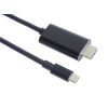 PremiumCord USB-C na HDMI kabel 2m rozlišení 4K*2K@60Hz FULL HD 1080p ku31hdmi17