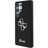 Obal Guess PU Fixed Glitter 4G Metal Logo Samsung Galaxy S25 Ultra 5G S938 GUHCS25LHG4SGK Black