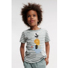 Detské bavlnené tričko Liewood Apia Placement Shortsleeve T-shirt zelená farba, s potlačou, LW19844 128