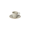 Šálek na kávu s podšálkem 0,14L, LUZIA, šedá|Ash grey (balení) (DOPRODEJ)|Costa Nova