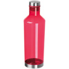 Priehľadná fľaša na pitie z Tritanu, objem 800ml, červená