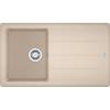 FRANKE Basis BFG 611-86 Fragranit drez s odkvapávacou plochou, obojstranný, horná montáž, 860 x 500 mm, piesková, 114.0494.914