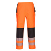 PORTWEST Kalhoty PW386 Hi-Vis do pasu, do deště, dámské POR-PW386OBRL L Oranžová/černá