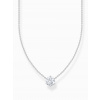Thomas Sabo KE2210-051-14-L45V Silver necklace w. white zirconia pendant