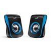 GENIUS repro SP-Q180 USB napájení, Blue, 6W RMS modré