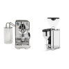 ECM Puristika PID, anthracite + Rocket Espresso GIANNINO, chrome/black