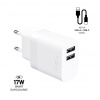 Fixed nabíječka 2xUSB 17W FIXC17N-2UC-WH 8591680151219