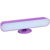 Rabalux Parker stolová lampa 1x3 W biela-fialová 76017