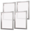 Vevor Sada na sieťotlač 4 hliníkové rámy 20×24inch 355 mesh nylonová sieťka SYKJD43552024EJJNV0