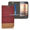 Kožený obal Samsung Galaxy Xcover 3 – Flip Duo – červená
