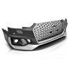 Predný nárazník Audi A4 B9 15-19 Sport Silver Black PDC