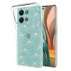 Techsuit Motorola Moto G75 Priesvitné puzdro s trblietkami KP37005 transparentná