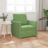 zahrada-XL Pohovka na spanie 2 v 1 Svetlozelená 74x77x81 cm Velúr 4106619