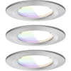 Paulmann 92450 LED stropné svietidlo, LED vstavané svetlo 6 W železo (kartáčovamé); 92450
