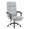 Látkové sivé kancelárske kreslo HELLS Chair HC-1032, HC__5907196010293-1