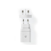 Cestovný adaptér USB NEDIS WCPD18WU102WT pre použitie zo SR vo Veľkej Británii