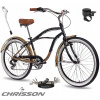 Mestský bicykel 26 Dámsky pánsky Aluminium Beach Cruiser Retro Pätka Zvonček