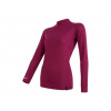 SENSOR DOUBLE FACE dámske tričko dl. rukáv fialová, v. L