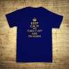 Keep calm and turn it off and on again, Barva Modrá, Velikost L Bezvatriko.cz 108216