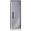 Andres, dvere do sauny Black grey 7x20 osika