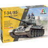 Italeri - T34/85 Zavod 112 Mod. 1944, Model Kit tank 6758, 1/35