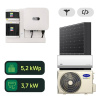 Carrier Klimatizácia a fotovoltika s montážou - Carrier Crystal Ultra Clean Plus 3,7 kW a Huawei On-Grid 5,2 kWp