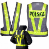 Reflexná vesta Wilmat Poľsko AB3729C veľ. L čierno-žltá