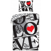 Halantex bavlna obliečky LOVE pre zaľúbených bavlna 70x90 140x200