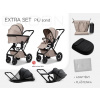 Moon PIU EXTRA SET , farba SAND / BLACK CHROME