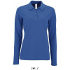 SOL´S PERFECT LSL / Dámska polokošeľa s dlhým rukávom - royla blue XL