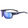 UVEX SPORTSTYLE 233 POLAVISION Deep Space Mat/Litemirror Blue 2023 sportovní brýle s funkcí polavision®