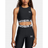 under armour Dámske tielko HeatGear Rib Tank-BLK Veľkosť: SM