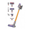 Dyson V8 Absolute Tyčový vysavač 2 v 1 Baterie Suchý Bezsáčkové Stříbrná, Žlutá