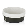 Kela Košík na chleba Grana PU kůže černá 11,0cm 28,0cm KL-12548
