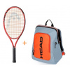 Tenisový set Head Radical 23 + Kids Rebel Backpack 2025 - Grip 000