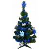 Vianočný stromček oblečený ready LED žiarovky 55 cm modrá (Vianočný stromček oblečený ready LED žiarovky 55 cm modrá)