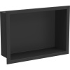 Mexen X-Wall-R výklenková polica s lemom 30 x 20 cm, čierna - 1970302010